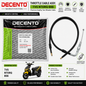 DECENTO Throttle Cable Assembly for TVS Ntorq BS6 | Accelerator Cable