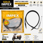 Gold Impex Throttle Cable Assembly for TVS Jupiter 125 BS6 (ZX) Long Wire | Premium Accelerator Cable