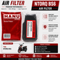 Hanu Air Filter for TVS NTORQ BS6 | Replacement Scooter Air Filter