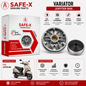 SAFE-X Variator Assembly for TVS Jupiter BS6 | Premium CVT Variator