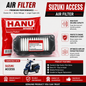 HANU Air Filter for Suzuki Access | Premium Two Wheeler Air Cleaner Filter
