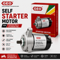 GEO Self Starter Motor for Hero Passion Pro & Splendor Pro | Premium Electric Starter Motor Assembly