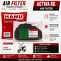 Hanu Air Filter for Honda Activa 6G | Scooter Engine Air Filter