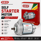 GEO Self Starter Motor for Suzuki Access 125 (New Model), Lets & Burgman | Premium Starter Motor Assembly