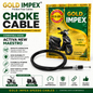 Gold Impex Choke Cable for Honda Activa New Model & Hero Maestro | Friction Free | Premium Replacement Cable