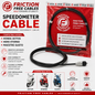 Friction Free Speedometer Cable for Honda Activa | Hero Eterno | Hero Maestro Gusto | Premium Meter Cable