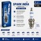 Spark India Short Thread Spark Plug | 10.9mm | Two Wheeler Spark Plug