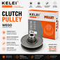 KELEI Clutch Pulley for TVS Wego | Premium CVT Driven Pulley Assembly | Heavy Duty Scooter Spare Part