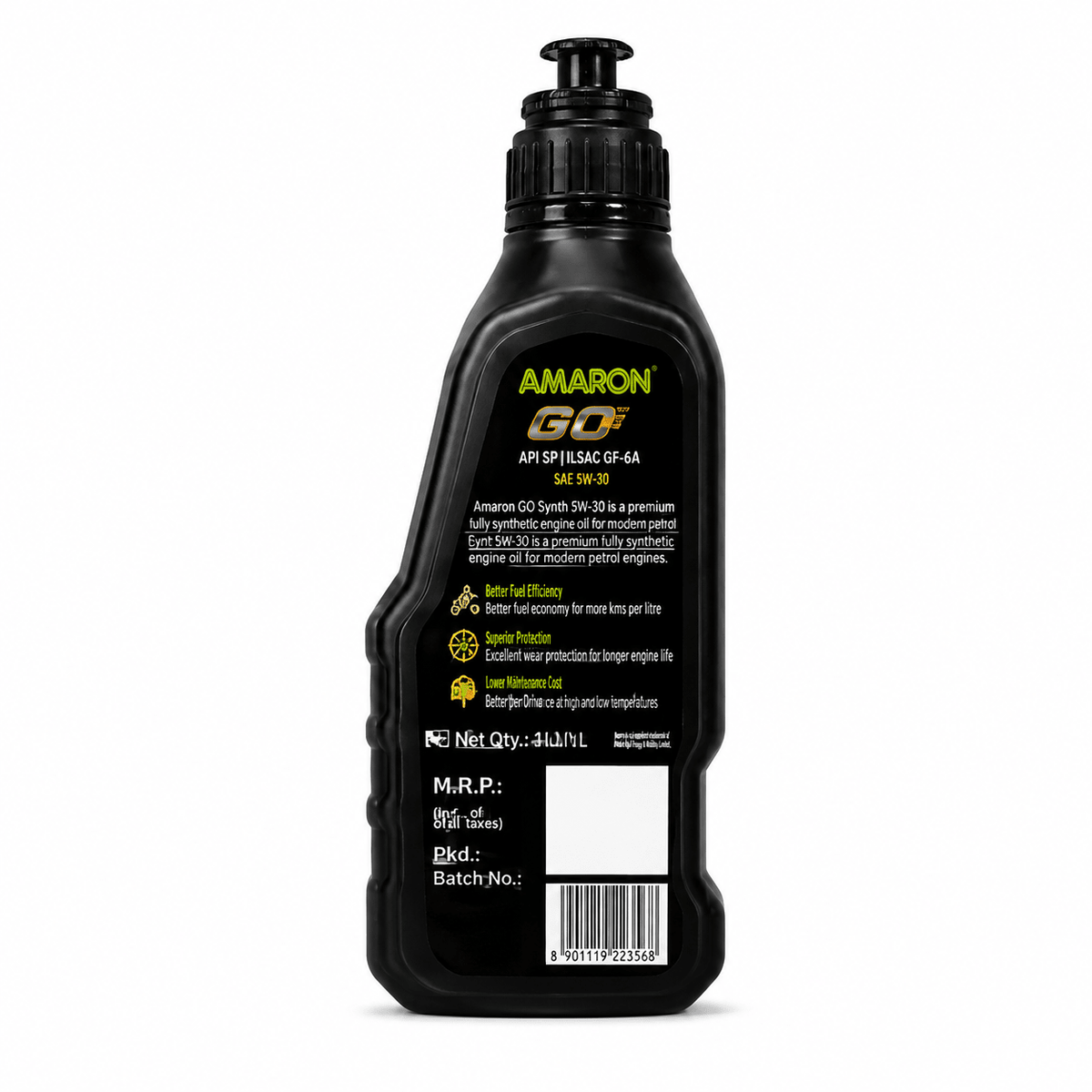 Span ScrewAmaron GO! 4T Scooter Engine Oil 10W-30 – 800ml | Hi-Life Lubes