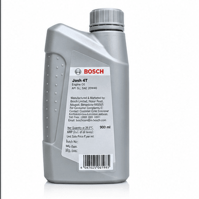Span ScrewBosch Josh 4T Engine Oil 20W-40 – 900ml | API SL Motorcycle Engine Oil