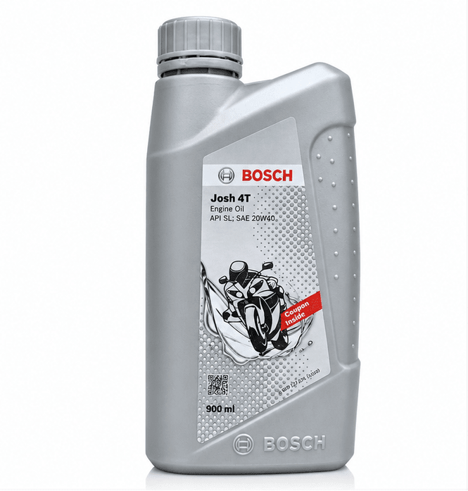 Span ScrewBosch Josh 4T Engine Oil 20W-40 – 900ml | API SL Motorcycle Engine Oil