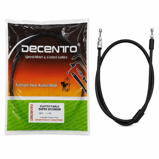 Span ScrewDecento Clutch Cable for Hero Super Splendor | Friction Free AutocableClutch Cable