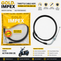 GOLD IMPEX Throttle Cable Assembly for Honda Activa BS6 (B) | Accelerator Cable