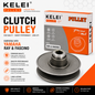 KELEI Clutch Pulley for Yamaha Ray & Fascino | Premium CVT Driven Pulley Assembly | High Performance Scooter Spare Part