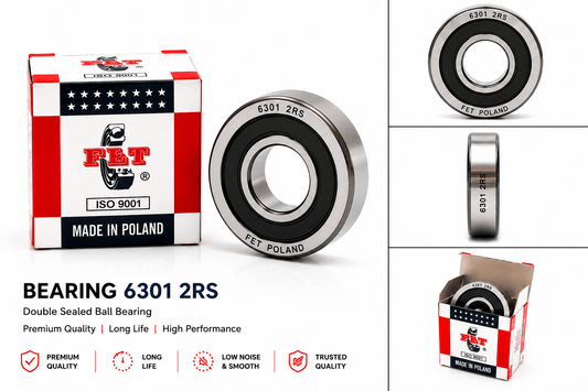 Span ScrewFET 6301 2RS Double Sealed Ball Bearing | Premium Bearing