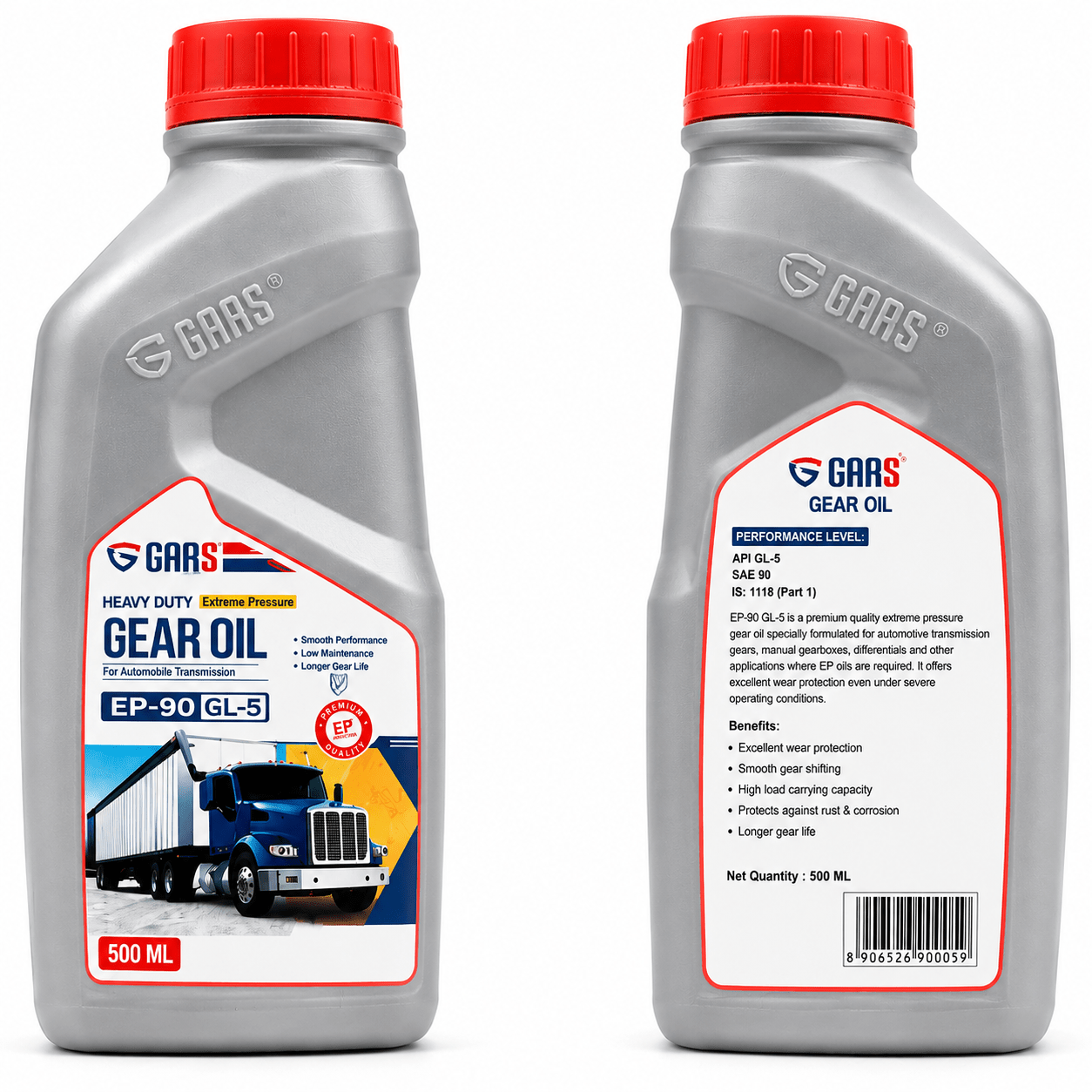 Span ScrewGARS Heavy Duty Gear Oil EP-90 GL-5 500ml | Premium Gear & Transmission Oil