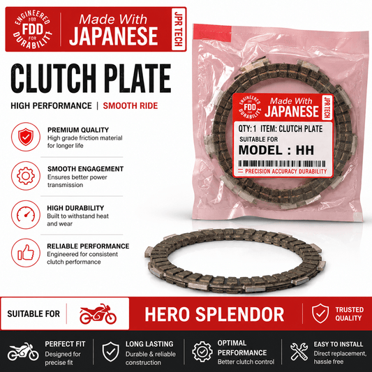 Span ScrewHero Splendor Clutch Plate Set – FDD Japanese TechnologyTwo Wheeler Clutch Plate