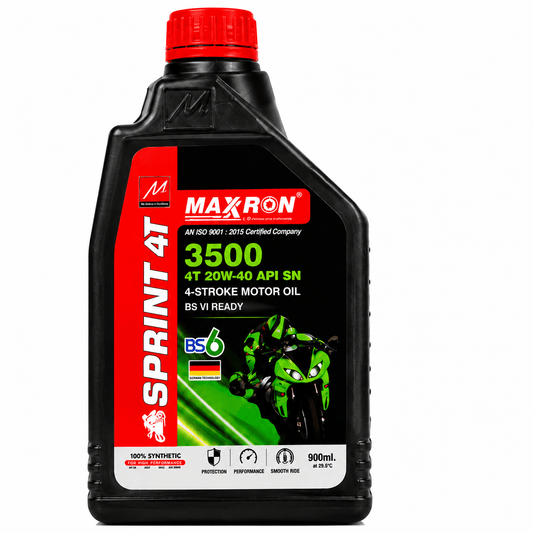 Span ScrewMaxxron Sprint 4T 3500 20W-40 API SN Motorcycle Engine Oil – 900 ml