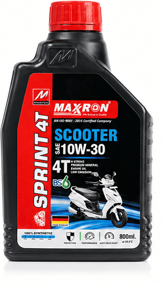 Span ScrewMaxxron Sprint 4T Scooter Engine Oil SAE 10W-30 – 800ml