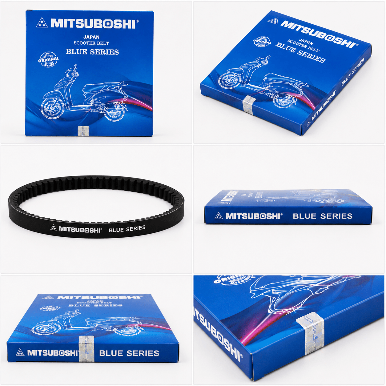 Span ScrewMitsuboshi Blue Series Drive Belt for Honda Activa HET | Premium Scooter CVT Belt