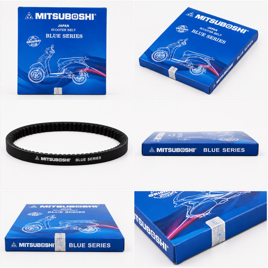 Span ScrewMitsuboshi Blue Series Drive Belt for Honda Activa HET | Premium Scooter CVT Belt
