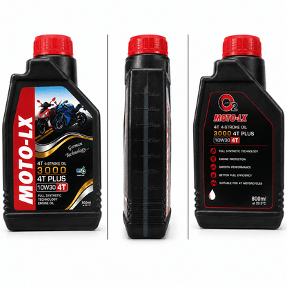 Span ScrewMOTO-LX 3000 4T Plus 10W30 4T Full Synthetic Technology Engine Oil – 800mlEngine Oil