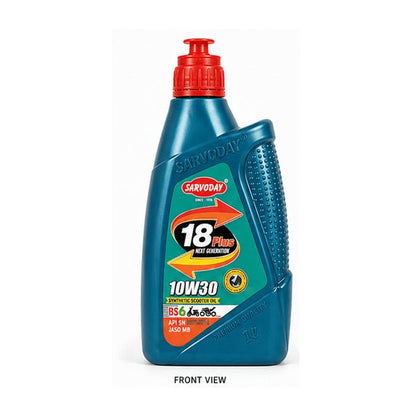 Span ScrewSarvoday 18 Plus 10W30 Synthetic Scooter Engine Oil – 800 ml | API SN | JASO MB