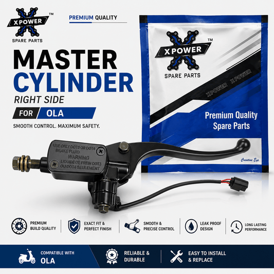 Span ScrewX Power Right Side Master Cylinder for OLA Electric Scooter | Front Brake Master Cylinder AssemblyMaster Cylinder